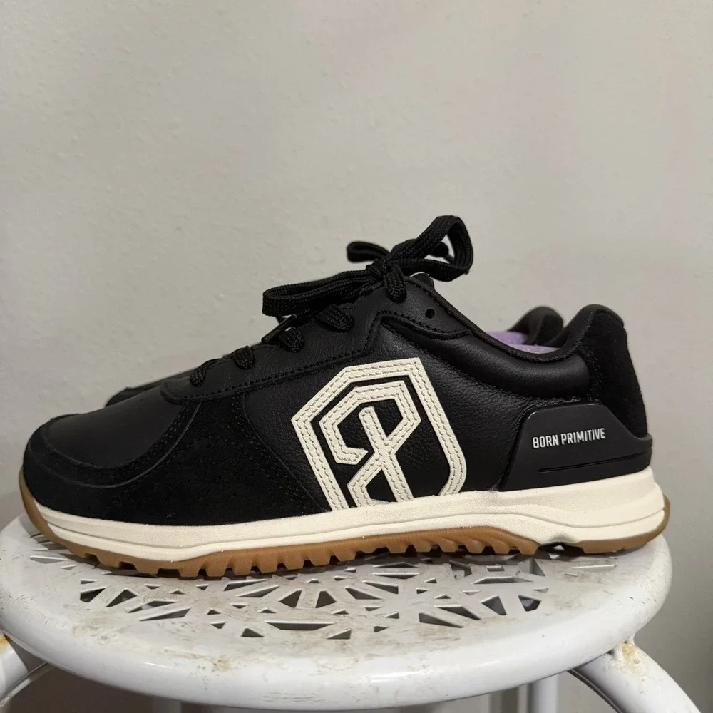 Born Primitive Shoes Womens Size 8.5 Black Mesh Crossfit Training Gym Sneaker